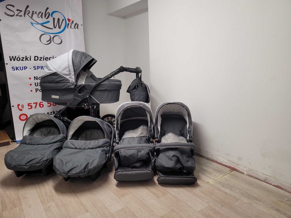 szkrabwita.pl Dorjan 3w1 4w1 dla bliźniaków GWARANCJA 12 m-cy.