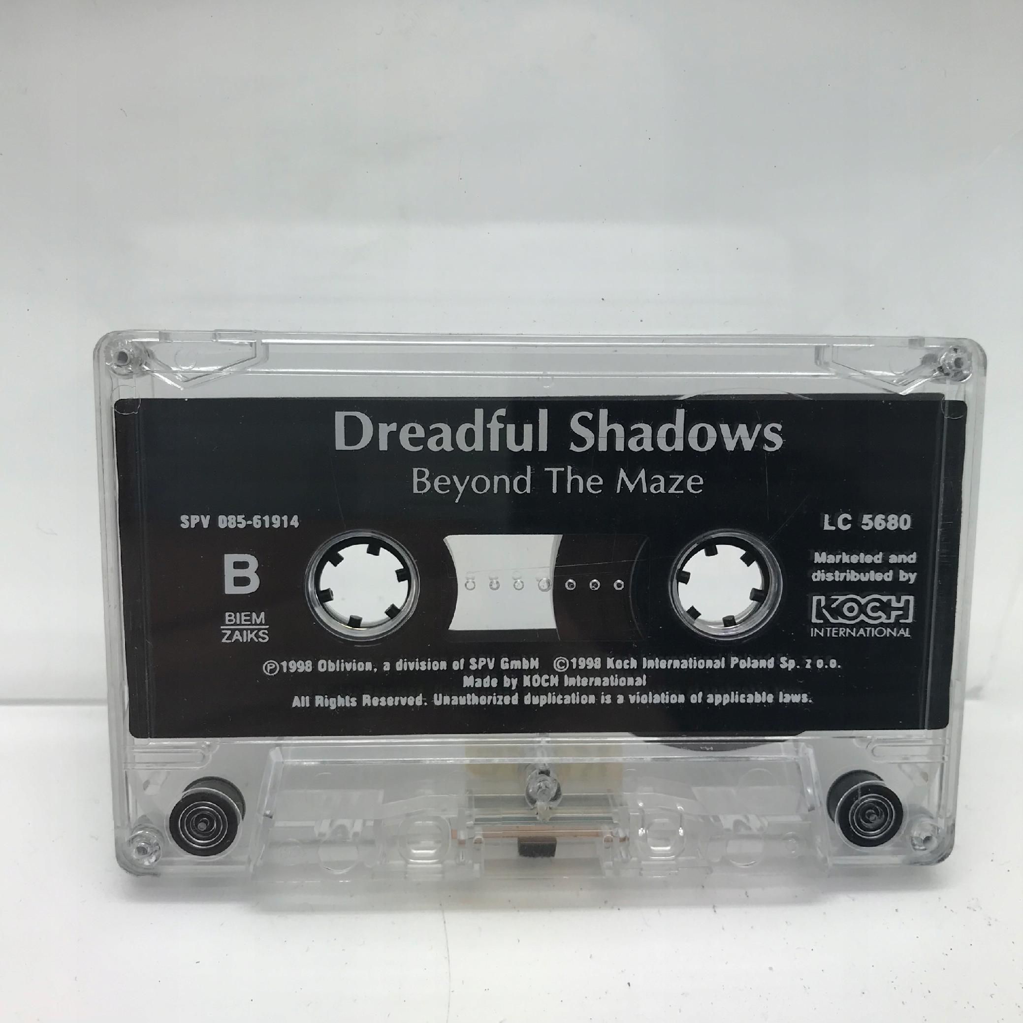 kaseta - dreadful shadows - beyond the maze