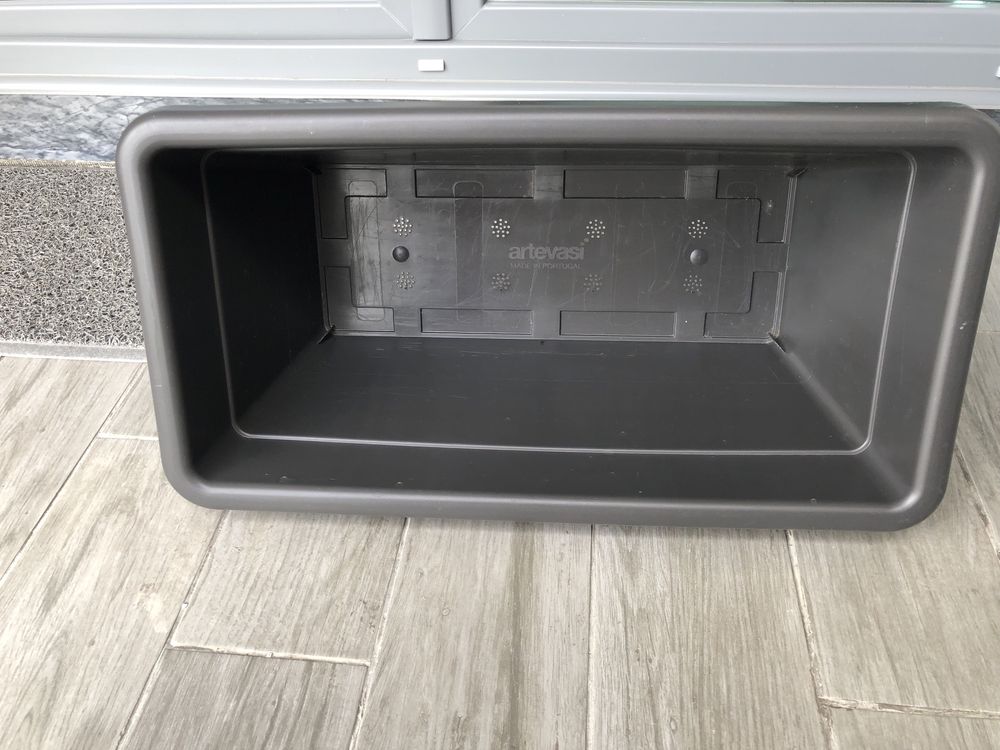 Floreira 30lt artevasi cinza antracite