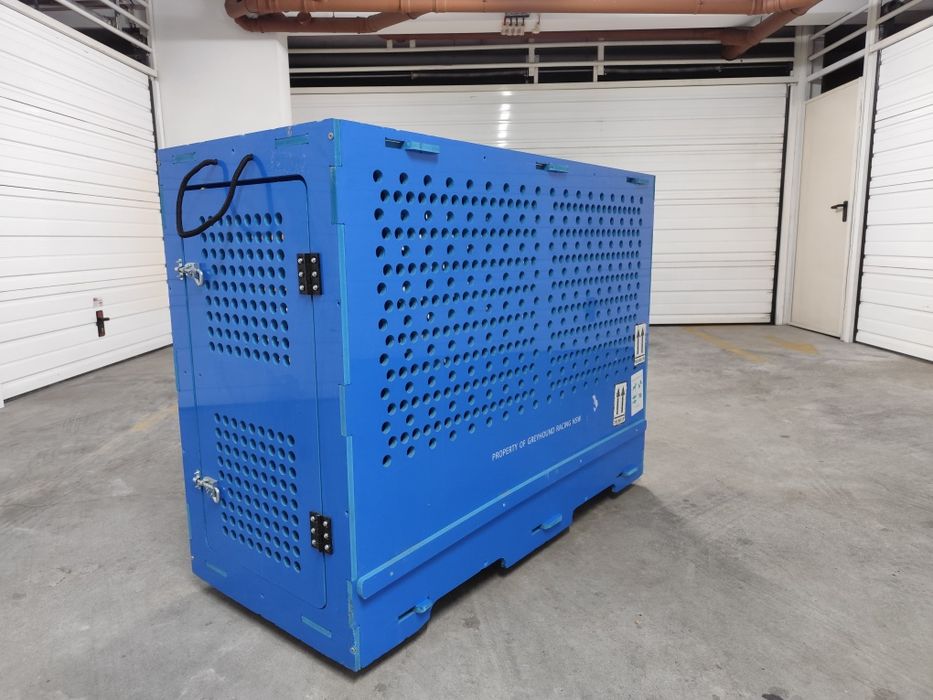 Caixa de transporte de animais de grande porte e perigosos