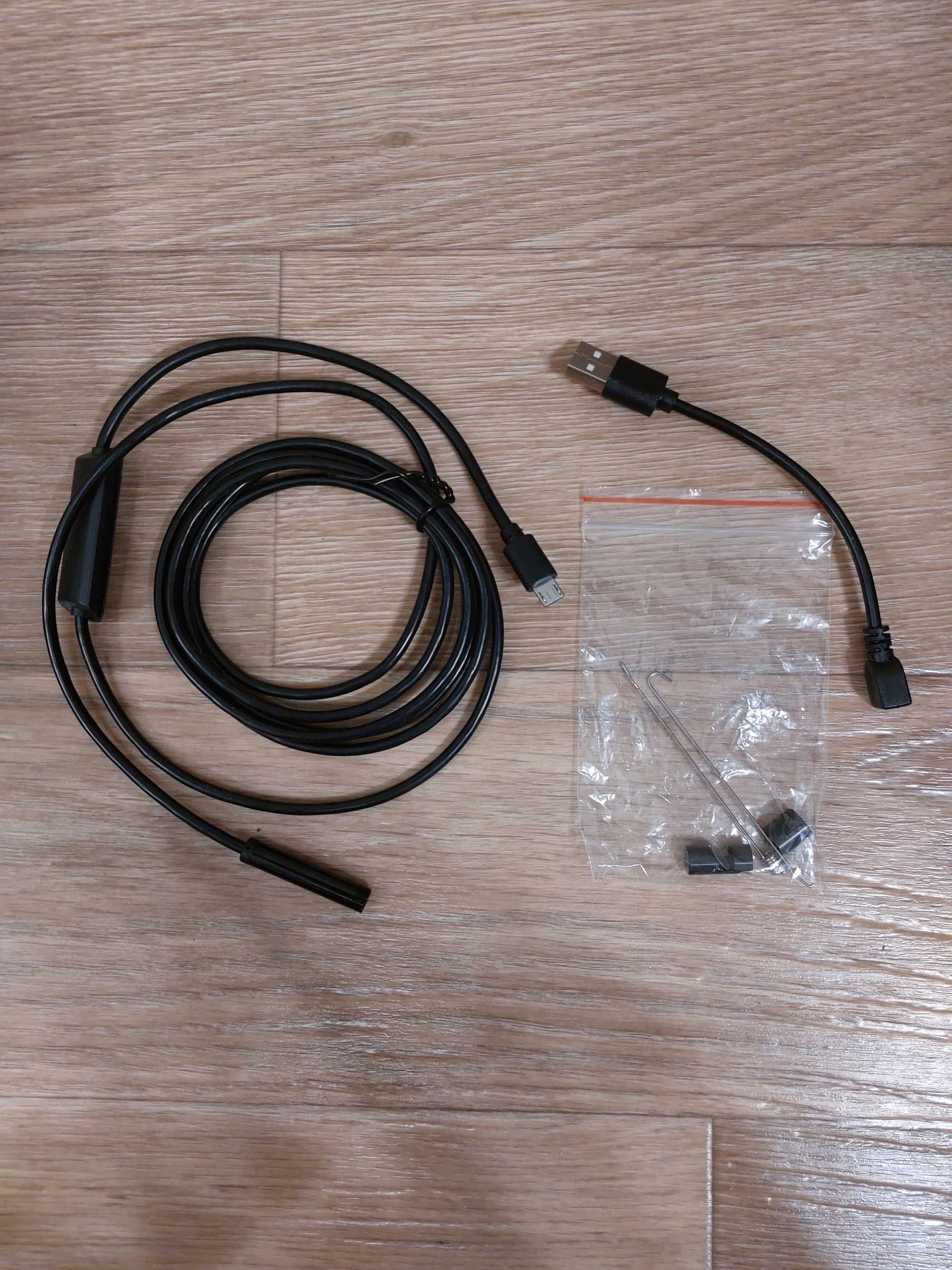 (НОВЫЙ) Эндоскоп 5.5mm 7mm 480p 2m Камера Видеонаблюдение Кабель