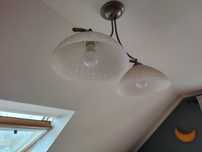 Lampa sufitowa z dużymi kloszami