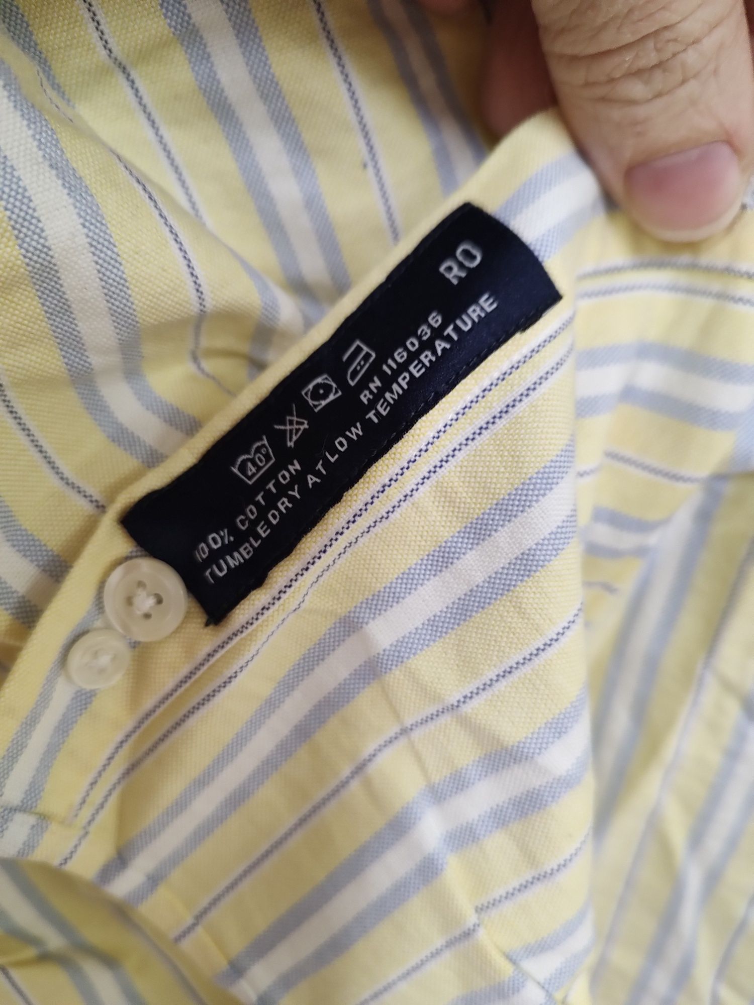 Koszula męska w paski bawełniana rozmiar M Charles Tyrwhitt Oxford Lon