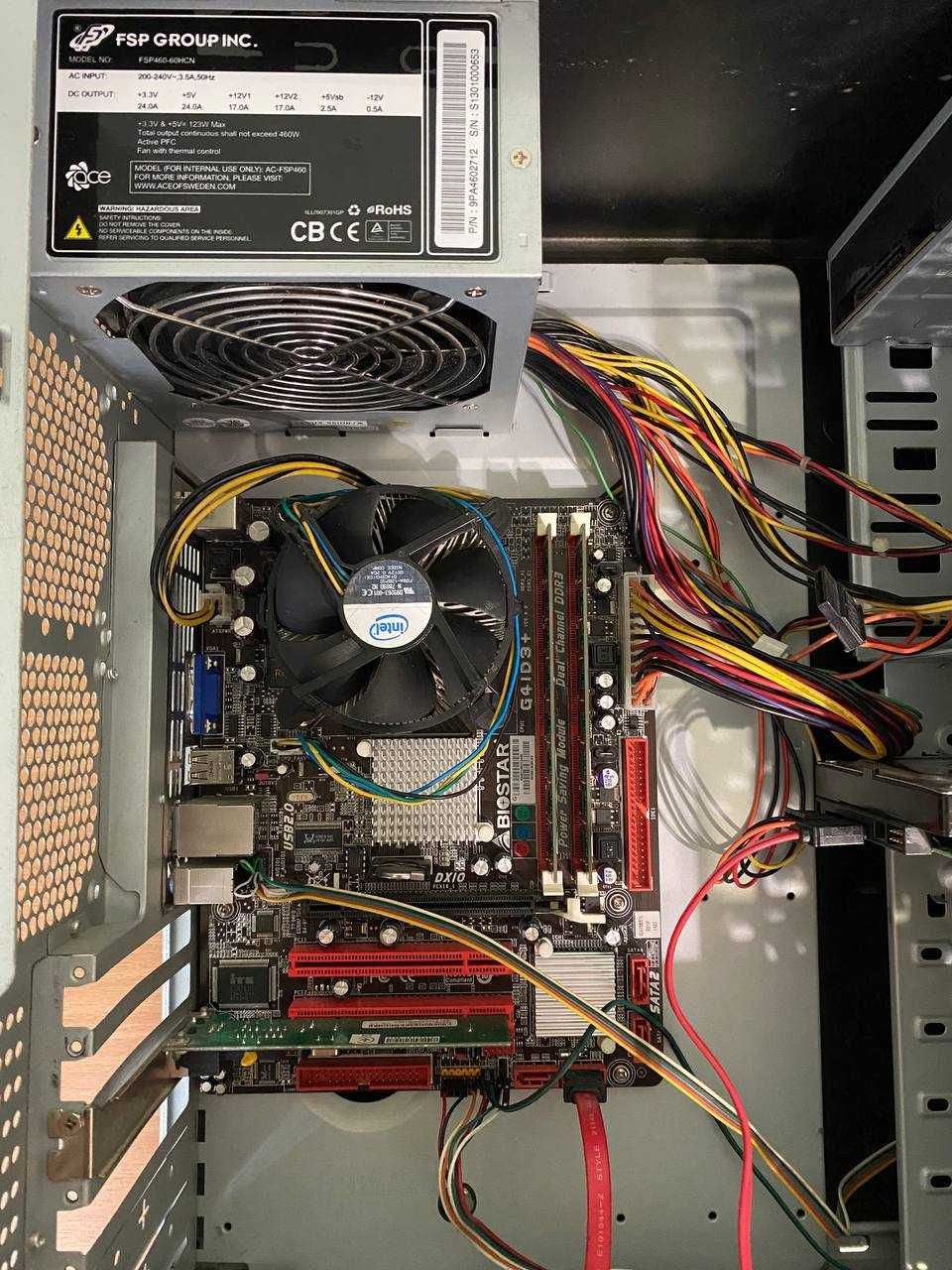 Компютер на деталі Intel e5700 ddr3 2gb biostar g41d3+ fsp 450w