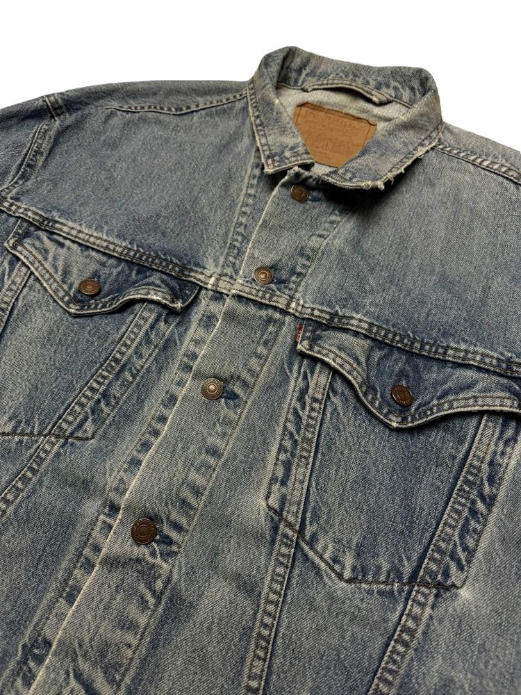 Niebieska Kurtka Jeansowa Levis L Retro vintage boxy 90s 00s diesel 80