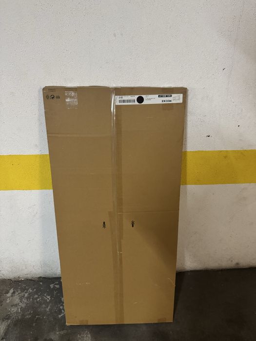 Módulo IKEA MICKE Add-on High preto/marrom