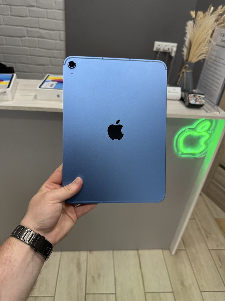 new/open iPad 11 128gb blue. Wi-Fi + LTE