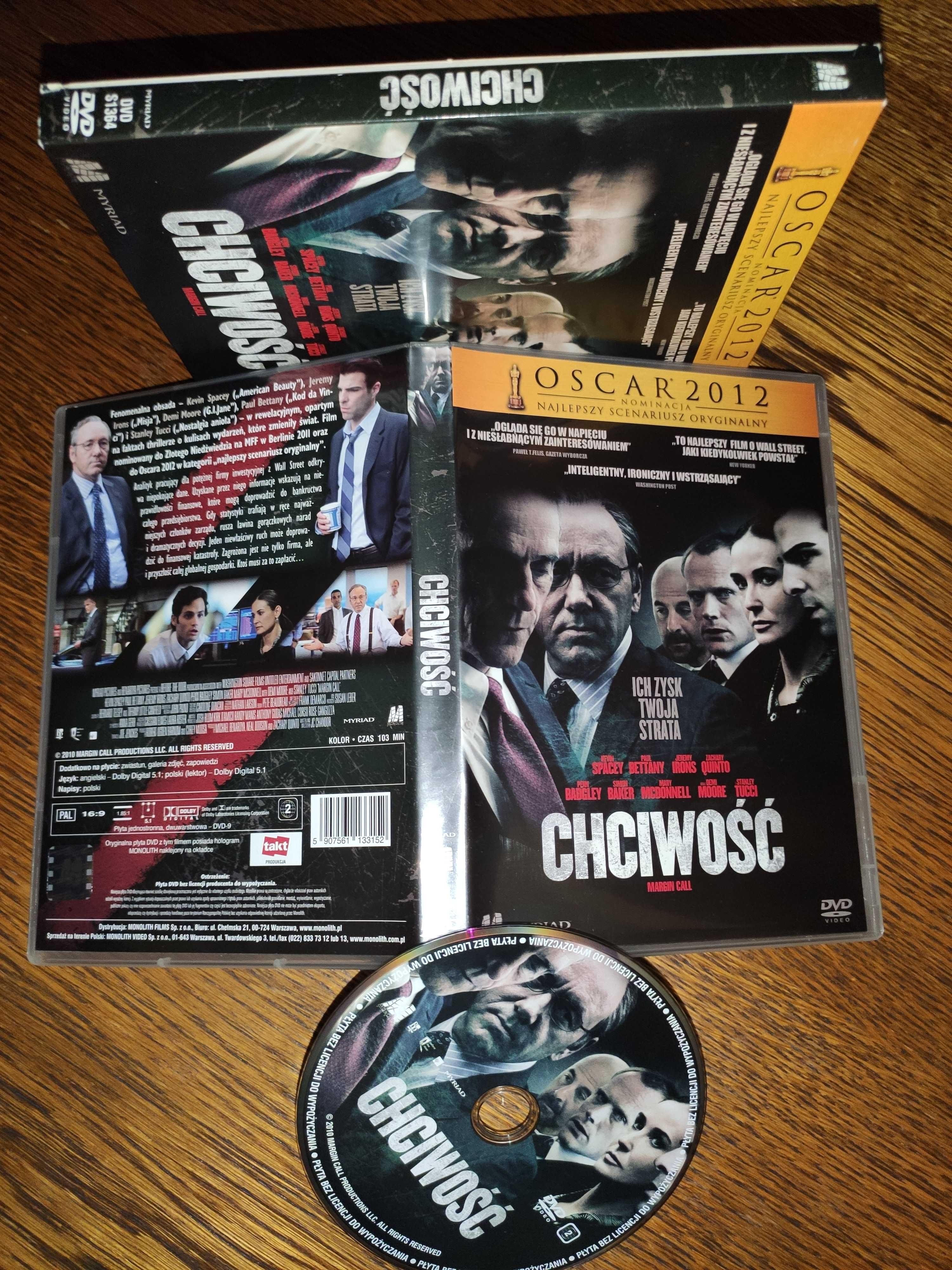 Chciwość (Margin Call) - DVD, Spacey, Irons, Moore, Tucci