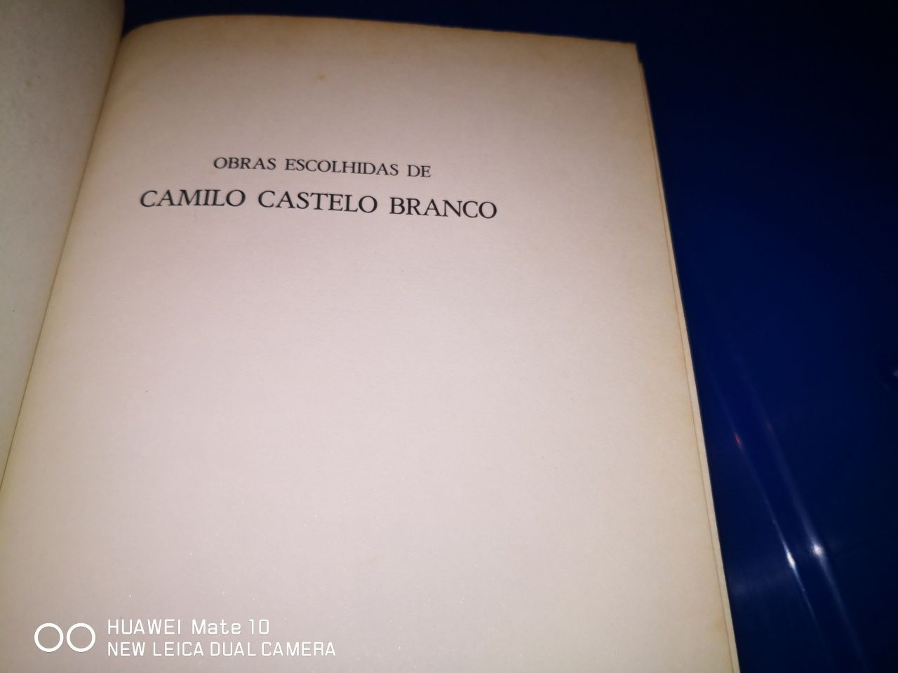 As obras escolhidas de Camilo Castelo Branco