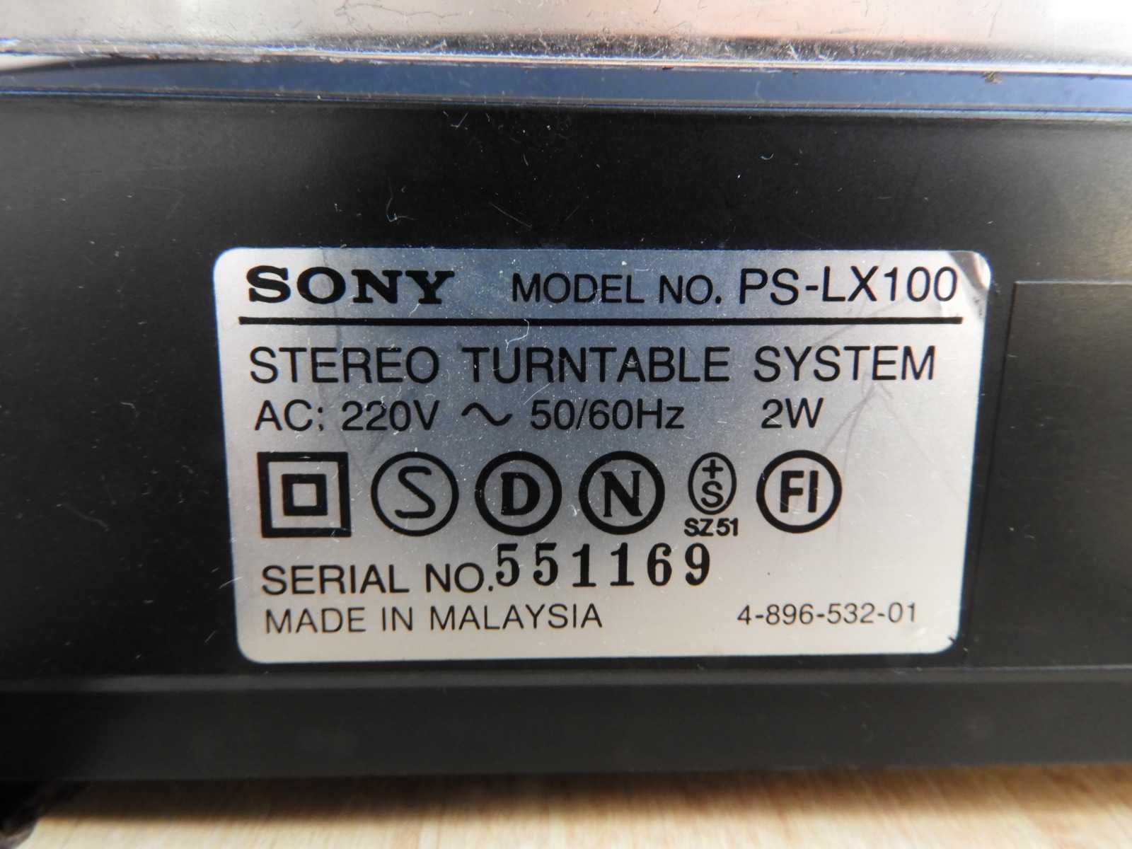 Gramofon Sony PS-LX100 do naprawy lub na części