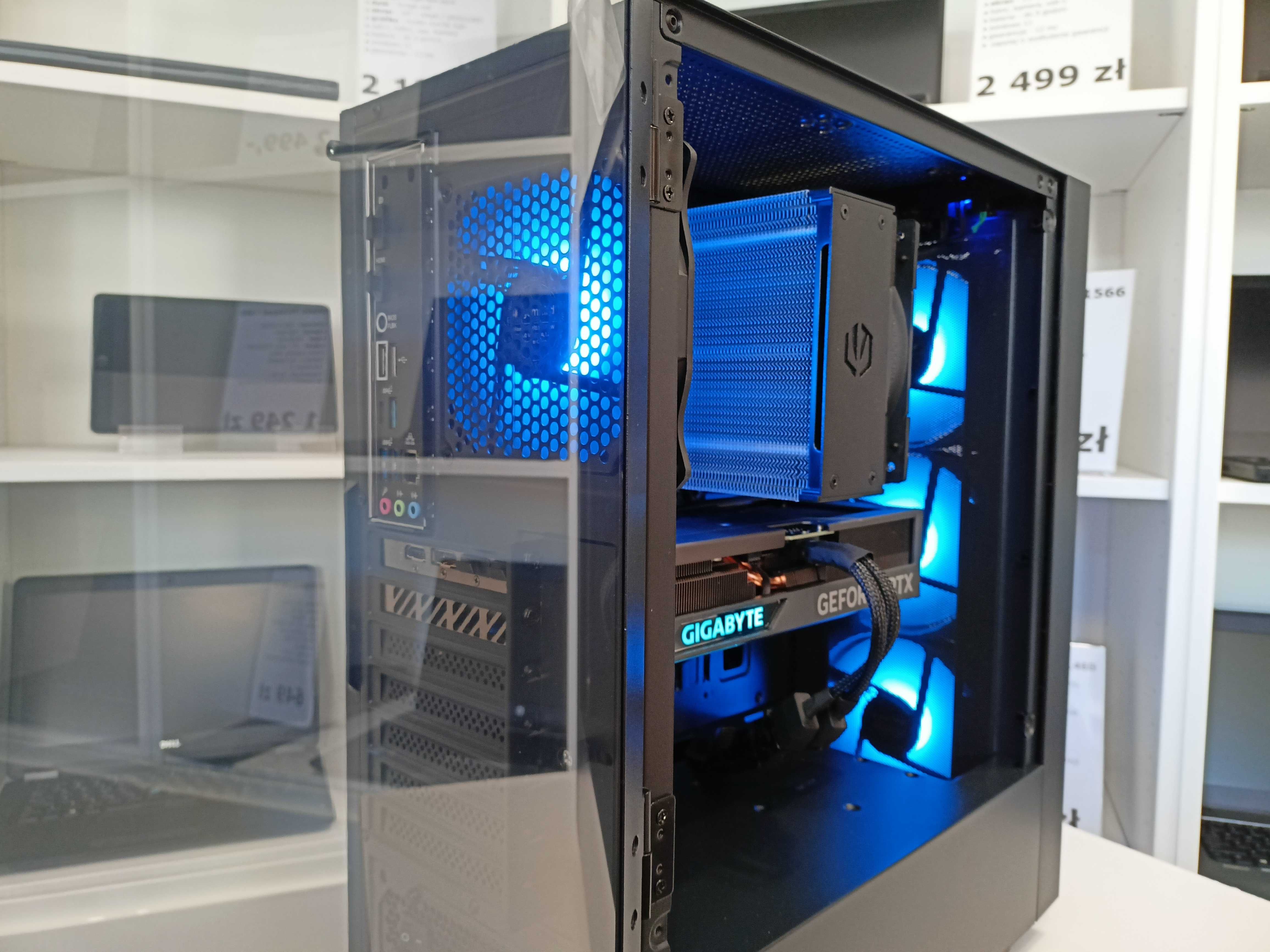 Nowy Komputer Gamingowy Kraków Ryzen 7 32GB 2000SSD RTX 5060 Win11