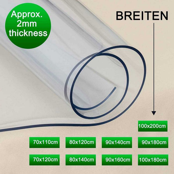Nowy obrus wodoodporny /folia stołowa/nakładka 90x160 /ochrona !K197!