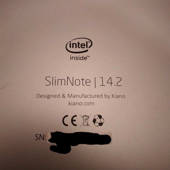 Laptop Kiano Slim Note 14.2 Silver + Akcesoria!!