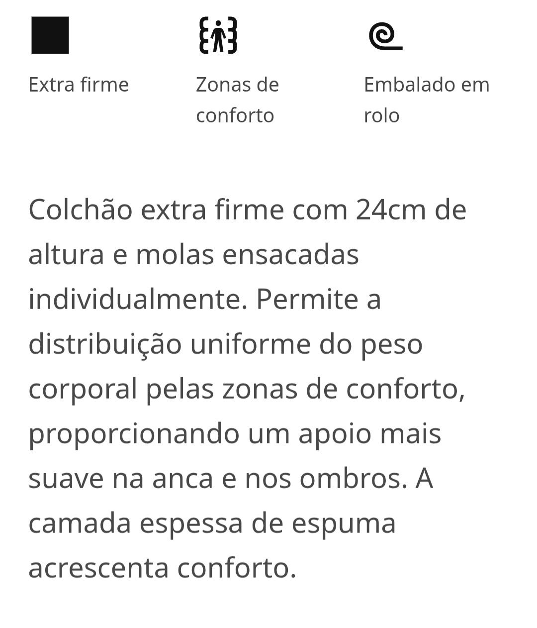 Cama BLAKULLEN com colchão VALEVAG