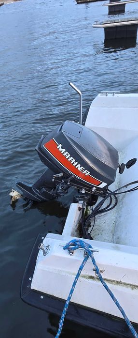 Łódź motorowa kabinowa 4,2 m SPRZEDAM, mariner/yamaha 1986r. Sprawna.