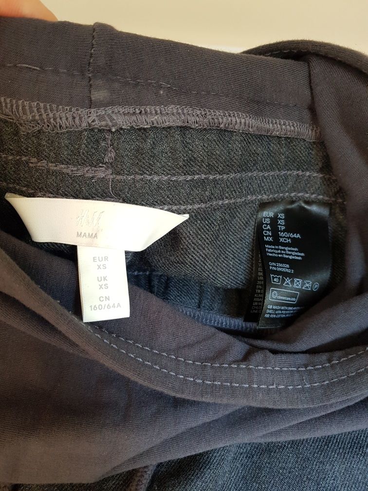 Joggersy MAMA H&M spodnie ciążowe XS