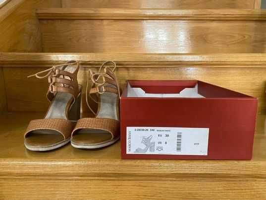 Sprzedam buty sandałki Marco Tozzi (skóra, lekko używane)