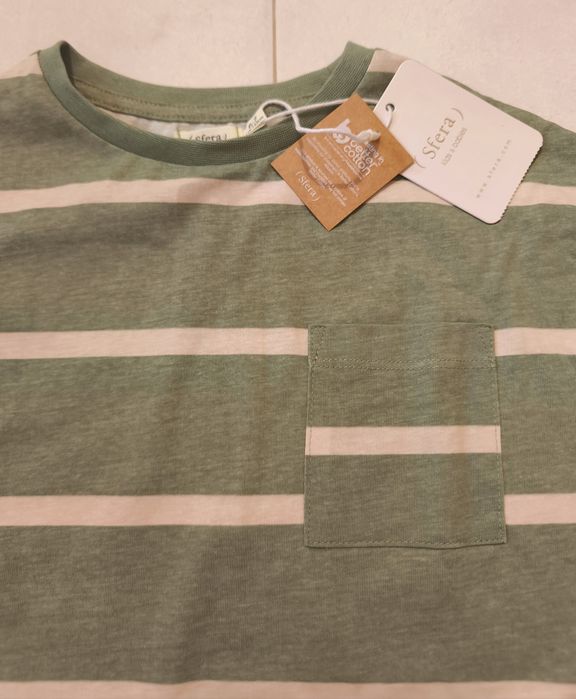 Camisola Verde Riscas Nova da Sfera