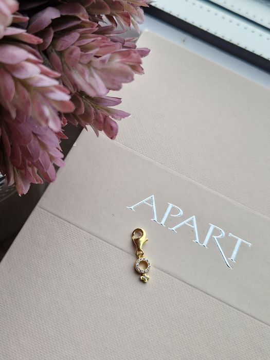 Nowy charms Zawieszka Apart femina kobieta znak Wenus srebro 925 zloto