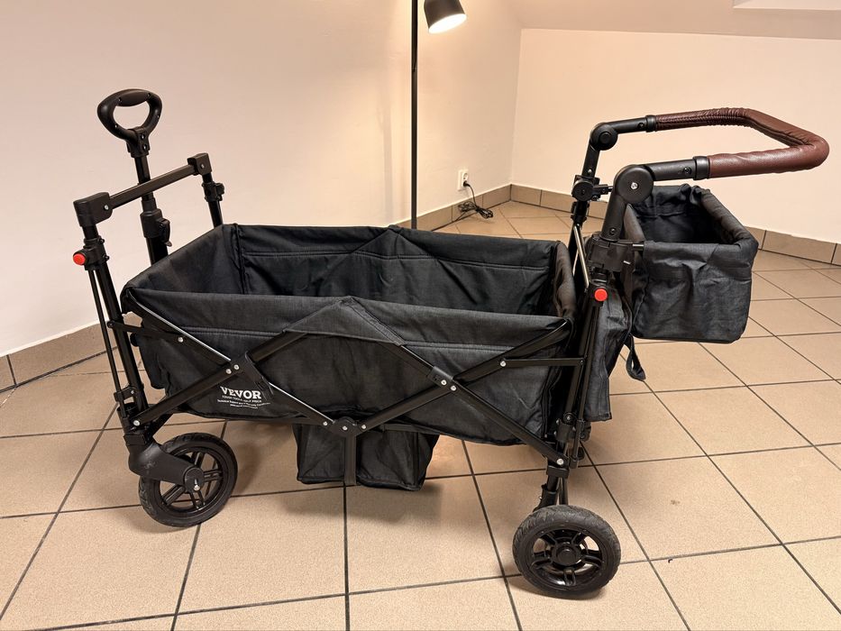 Wózek wagon podwójny bliźniaczy spacerówka