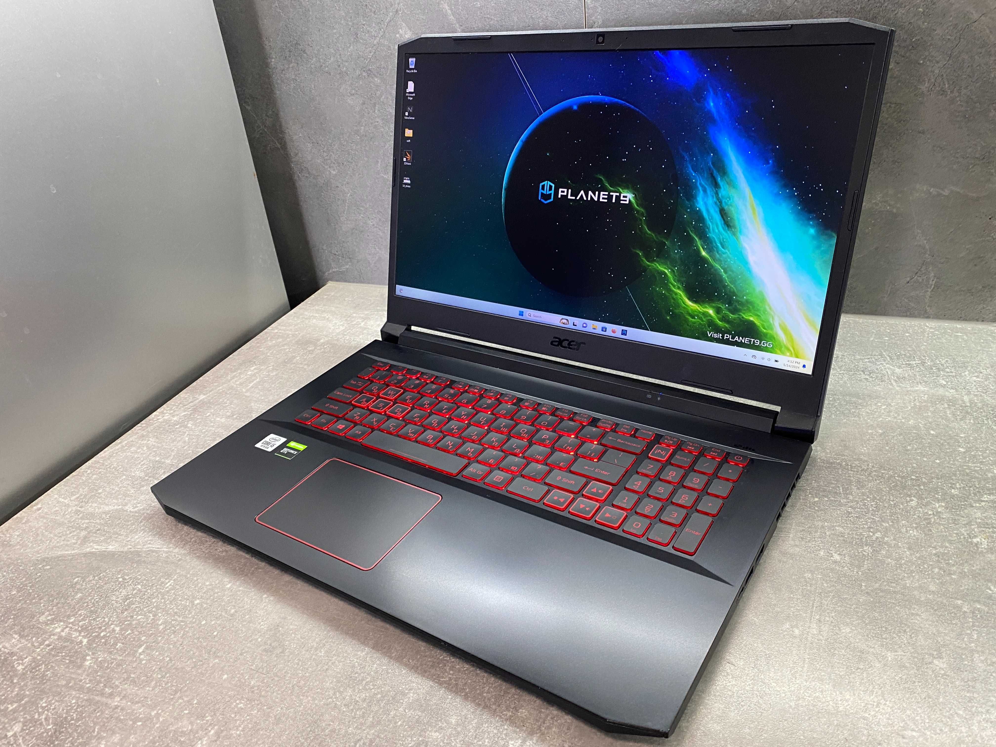 Ігровий ноутбук Acer Nitro 17/ GTX 1650ti DDR6/16Gb/512Gb