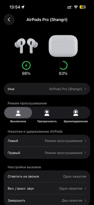 AirPods Pro 1 (оригінал)/ працюючий кейс - навушники бухтят