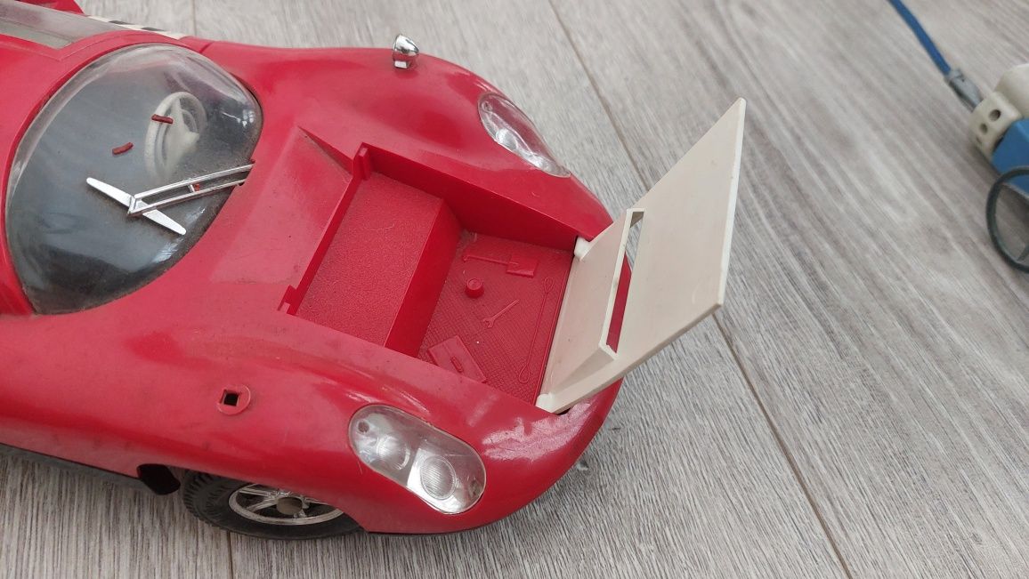 Zabawka auto na kabel Gama Porsche Carrera PRL retro DDR