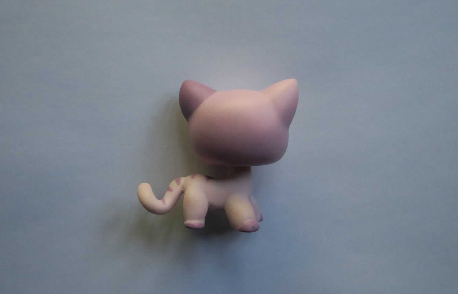 Littlest Pet Shop LPS fioletowy kot shorthair lps kotek