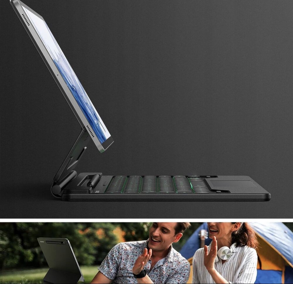 Dexnor Etui z klawiaturą do Galaxy Tab S7+/S7 FE/S9+/S8+/S9 FE+