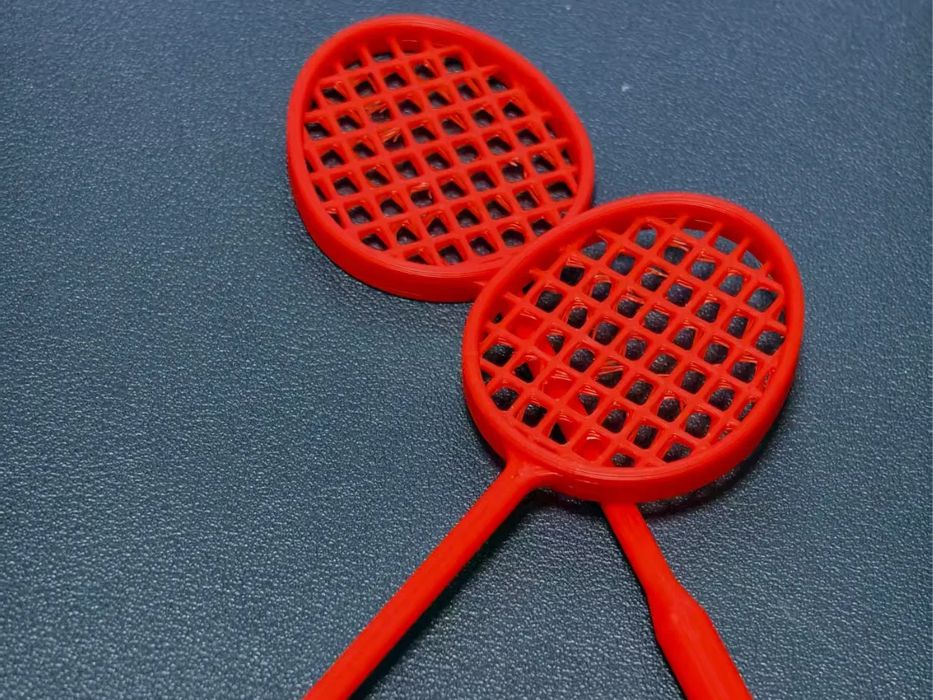 Mini Raquete de Badminton (também como Pendente)