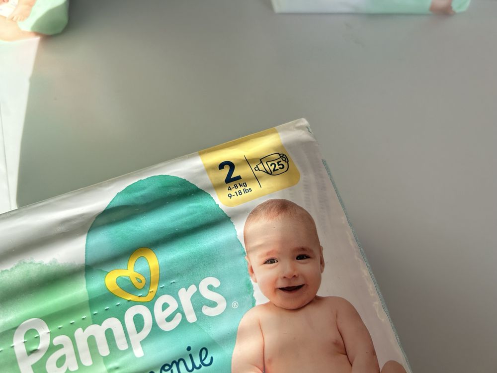 Pampers Harmonie nowe rozmiar 2, 100 sztuk (4 paczki)