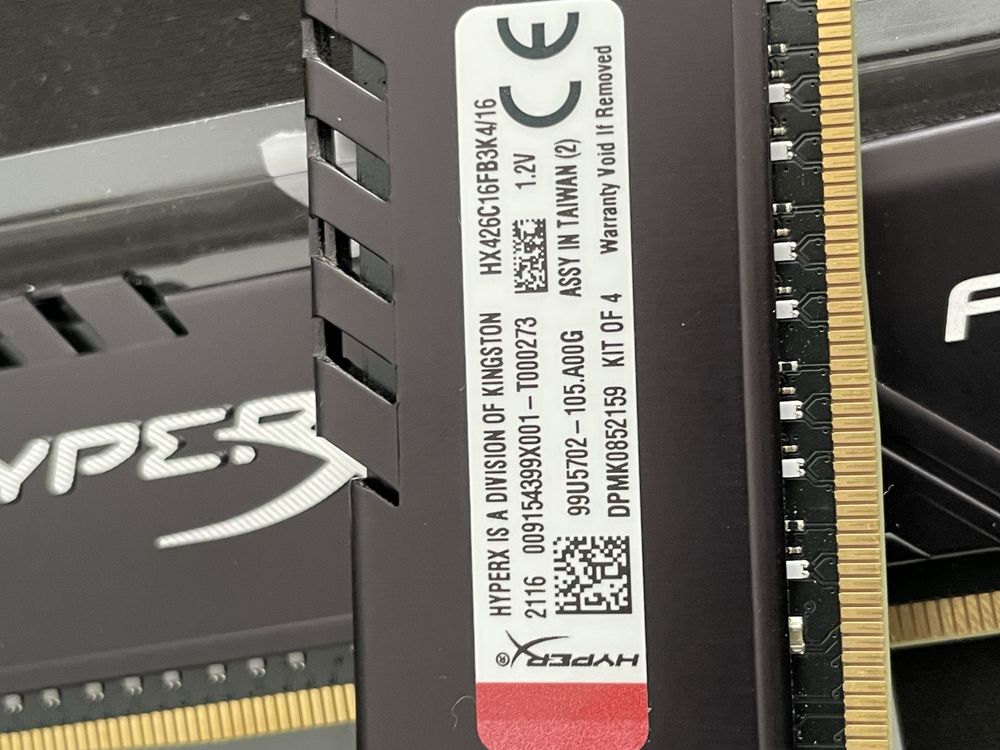 Pamięć RAM Hyperx Fury 16GB 4x4gb 2666MHz
