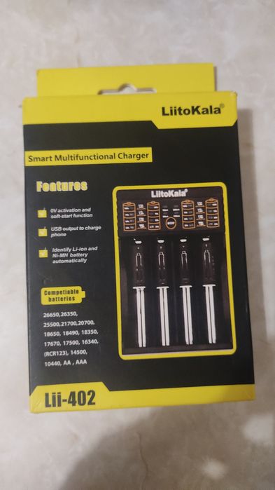 Зарядна станція LitoKala Lii-402 (Під будь який акумулятор)