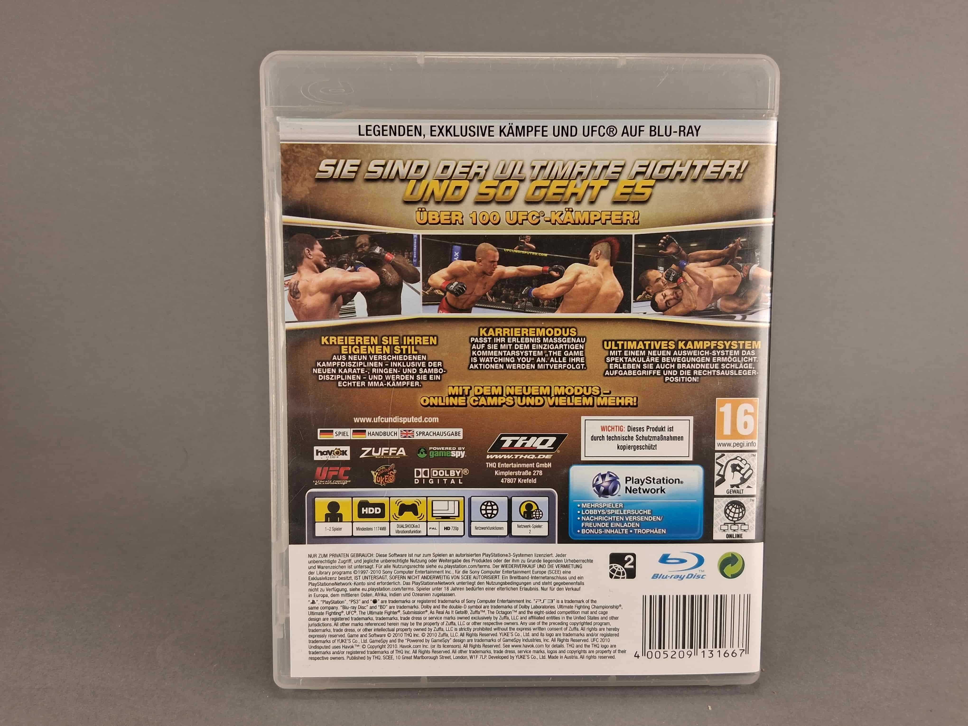 N003 UFC Undisputed 2010 Na Konsolę PlayStation 3 PS3 Gra Walki MMA
