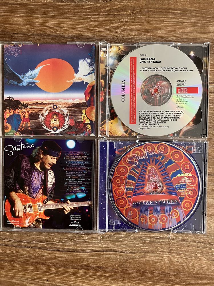 2 płyty CD Carlos Santana