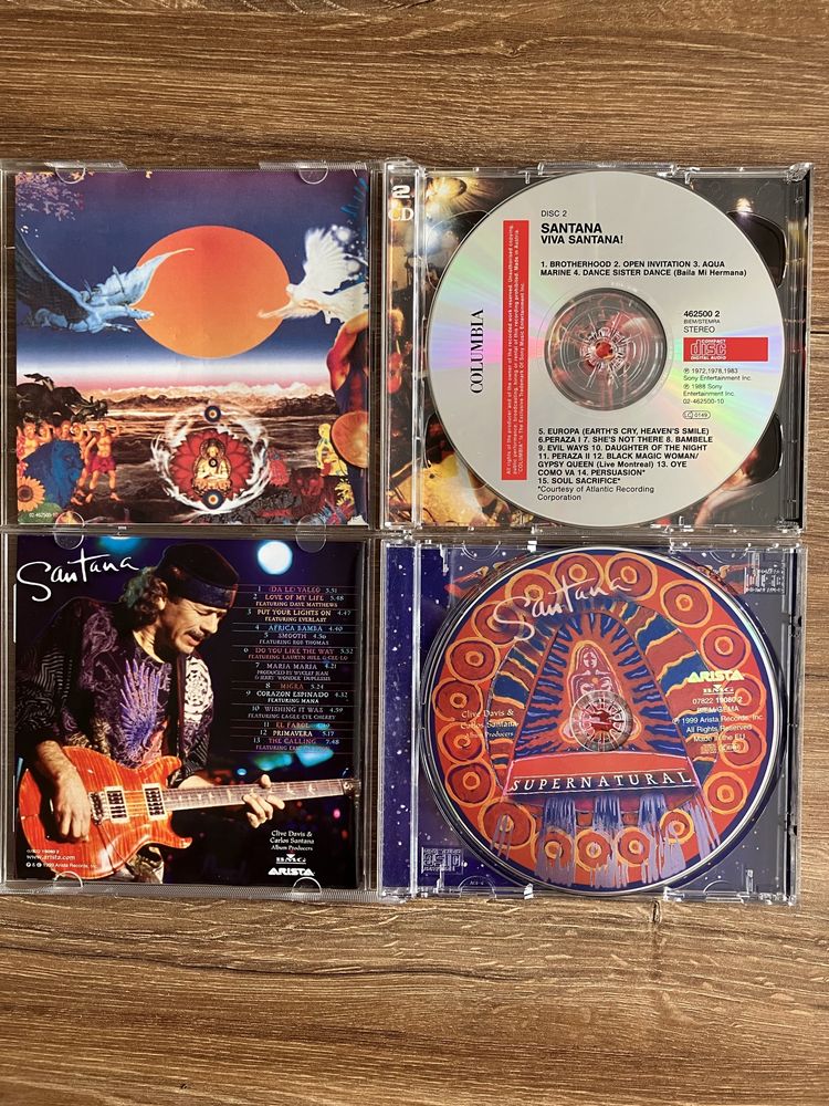 2 plyty CD Carlos Santana