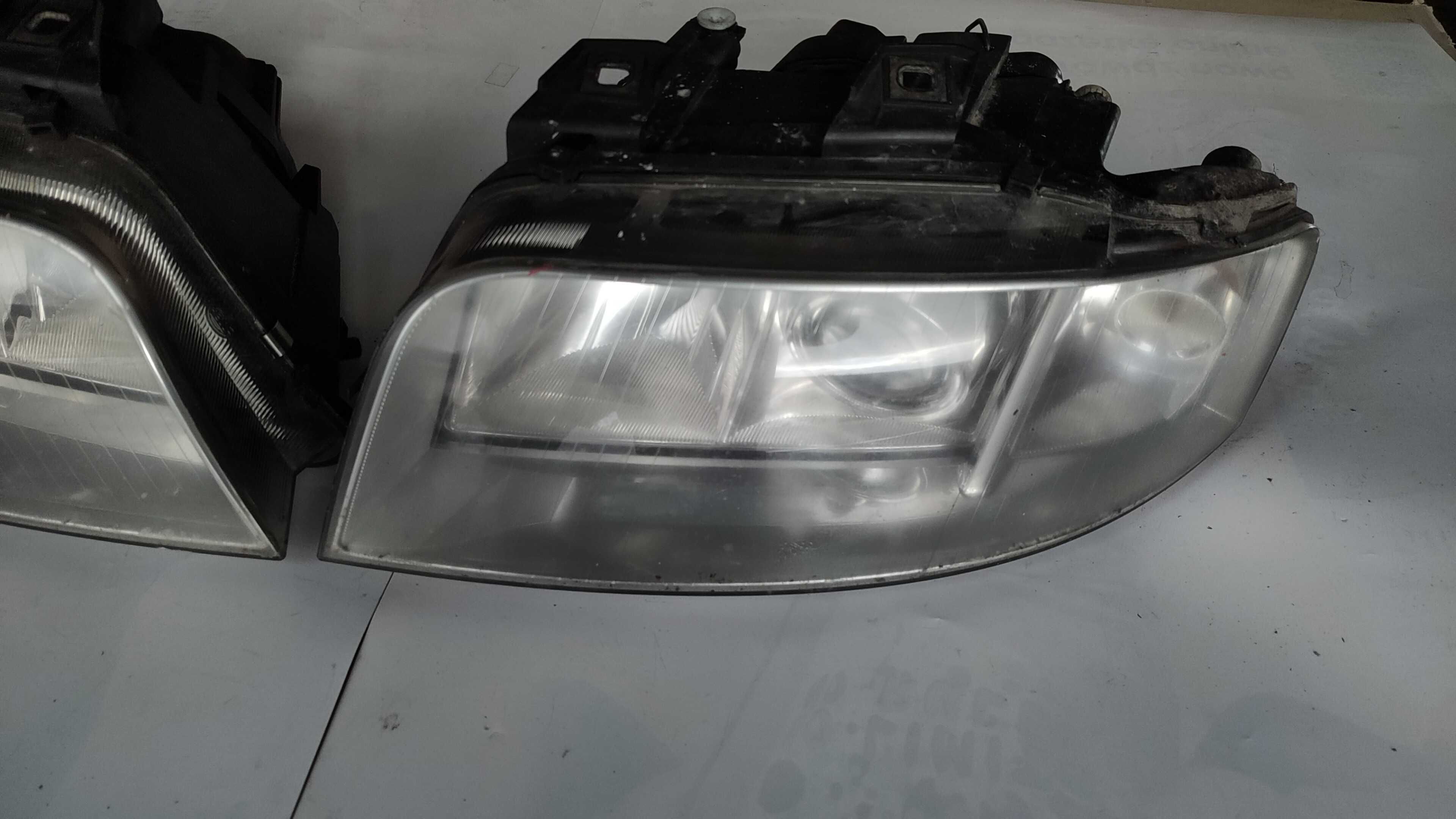 Lampa Lampy Lewa Prawa Przód Kpl AUDI A6 C5 Lift 00-05.r Eu XENON