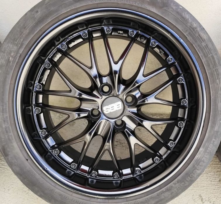 Jantes 17 Butzi 4x100 estilo BBS — impecáveis!