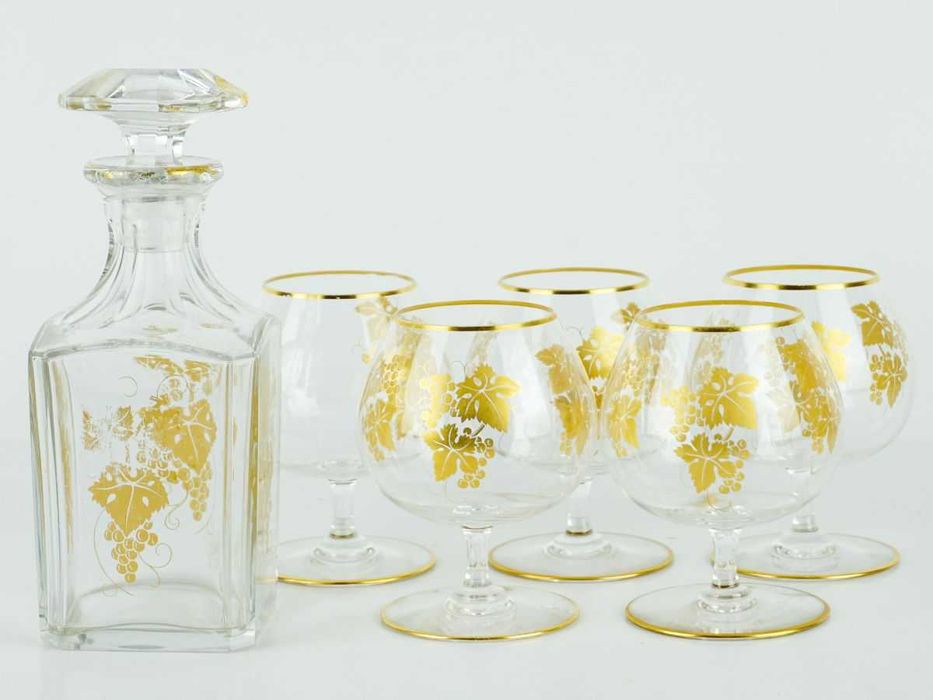 Conjunto de Copos em Cristal