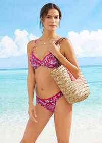 *B.P.C bikini na fiszbinach wzorzyste r.48(95B)