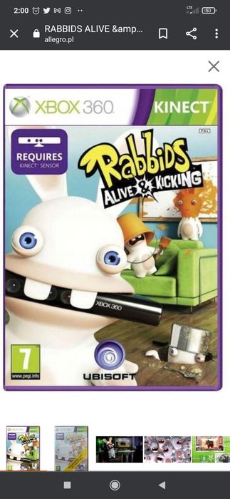 Rabbids Gra Xbox 360