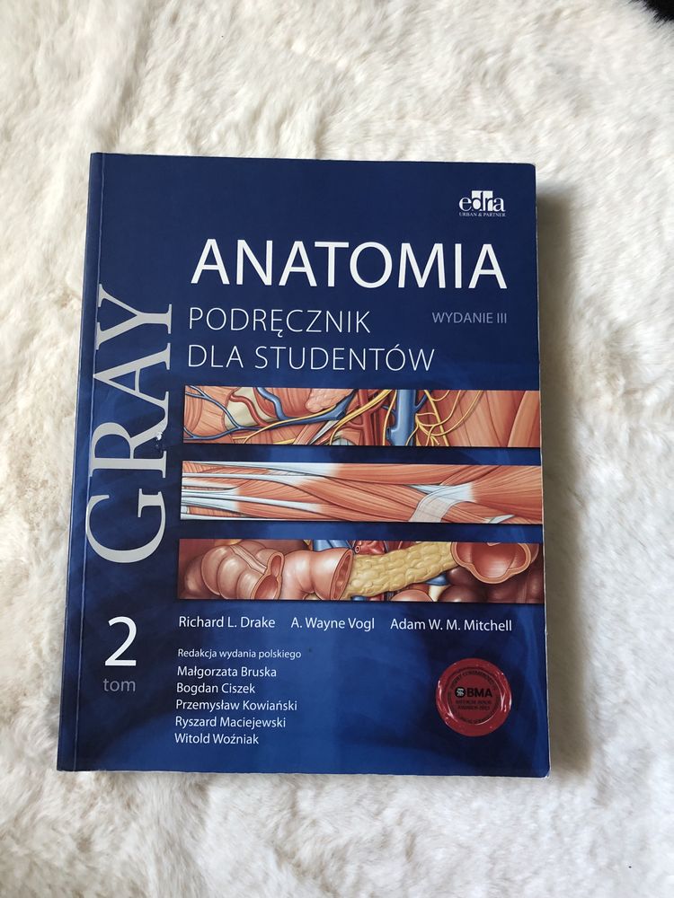 Anatomia Gray tom 2 książka