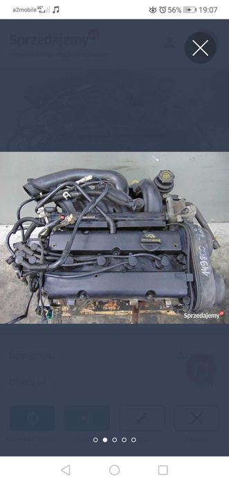 Silnik Ford 1.6 16v głowica części sprzęgło 7m5g 4m5g duratec y