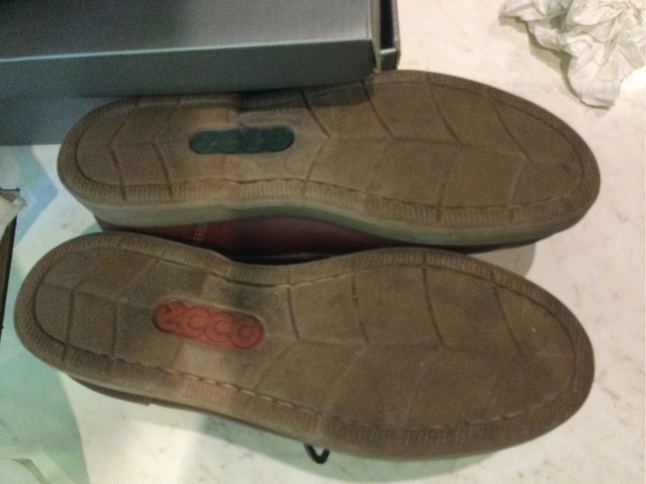 Жіночі топсайдери Ecco. Шкіряні, оригінал.