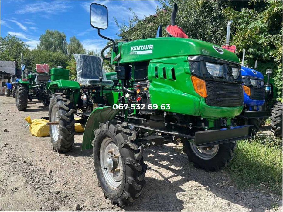 Мототрактор KENTAVR 160B + навісне! Доставка по Україні б/к | Кредит
