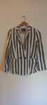 Blazer às riscas da Bershka