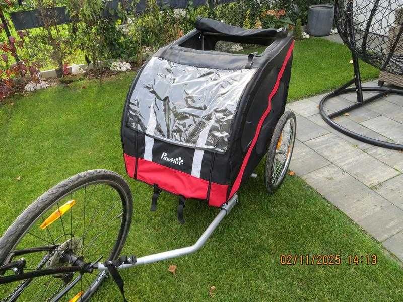 Przyczepka dla psa PawHut Przyczepka rowerowa
