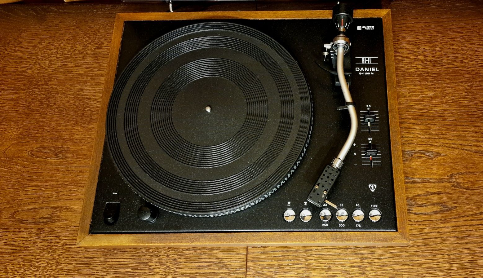 Gramofon Unitra Fonica G-1100Fs Daniel, adapter, vinyl, radmor