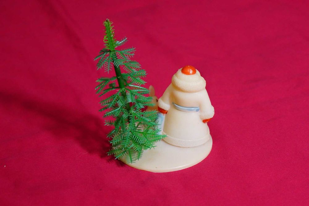 композиция новогодняя Дед мороз елка заяц