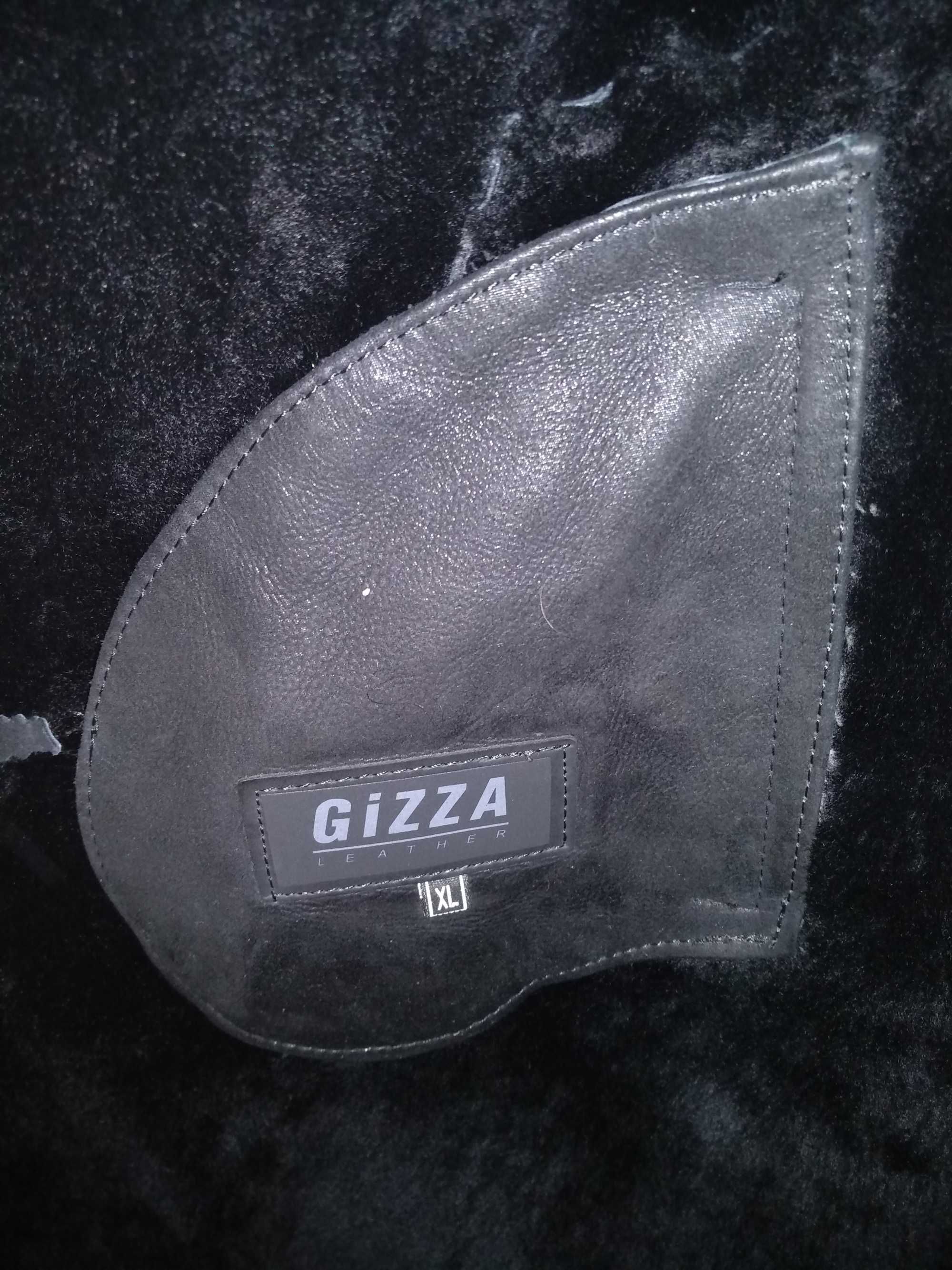 Дублянка жіноча нова з натуральної шкіри Gizza leather